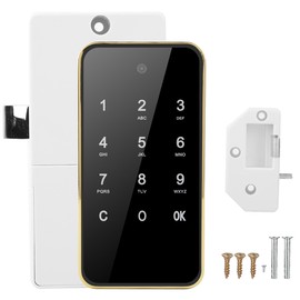 Electronic Password Lock Smart Keyless Digital Touch Screen for File Cabinet Locker SaunaGold
