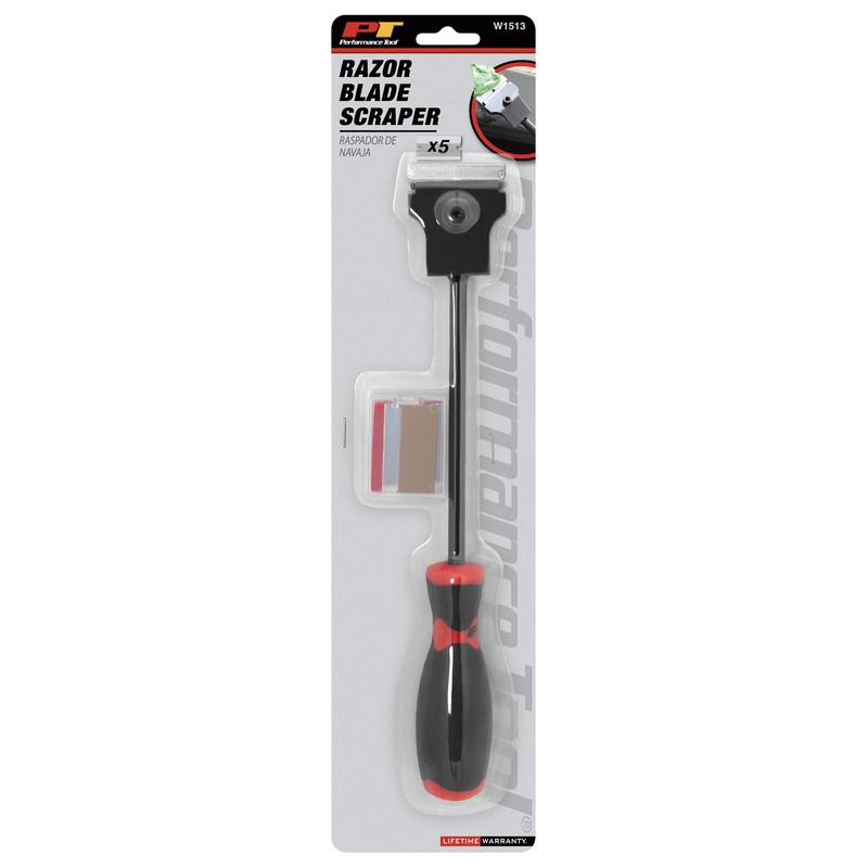 Performance Tool W1513 Ergonomic Non-Slip Molded Grip with 6 Blades
