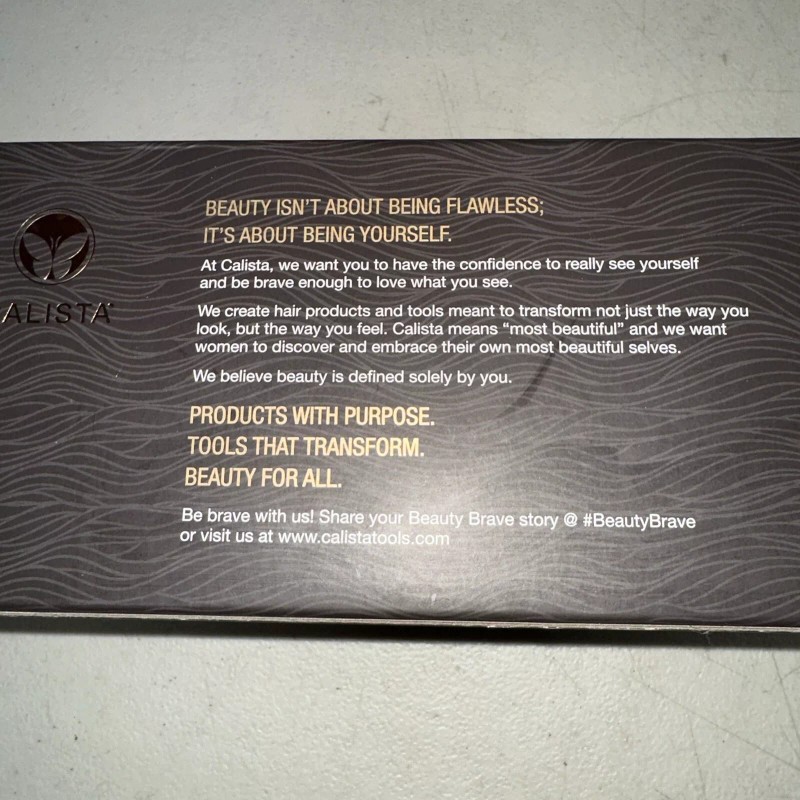 Calista AirGlide Cool Breeze Styler Iron Wave Curl Smooth Straighten