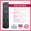 TX-P42S10B TX-P42S10ES TX-P42U10B Replacement Remote Control For PANASONIC TX-P42S10B TX-P42S10ES