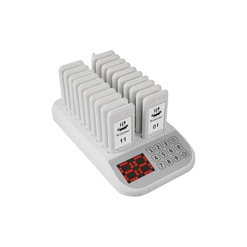 Wireless Restaurant Pager System Calling System Waiting Beepers for Queue