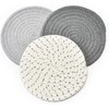 Baoswi 3 Pack Potholders Set, 7 Inches Trivets Set 100%