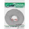 InLine® Patchkabel, flach, UTP, Cat.6, 10m grau