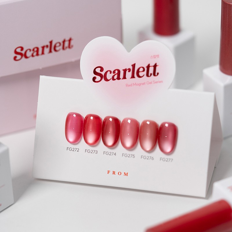 From the Nail Scarlet Red Magnetic Gel Single Item /