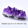 WUYOUSHI Natural Amethyst Crystal Cluster Healing Stones Raw Amethyst Rock