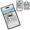 Mesh Pouch, Clear Holder, A4, Velcro Included, Handbag, Carrying Bag,