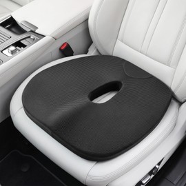 OLYDON Large Seat Cushion for Car Memory Foam Car Seat Cushion for Driving