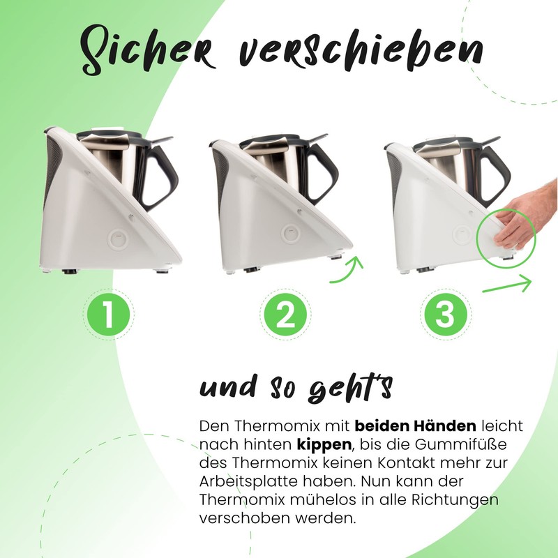 The invisible sliding board for Thermomix TM5 / TM6, extra