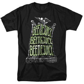 LOGOVISION Beetlejuice Headstone Name Unisex Adult T-Shirt, Headstone Name, X-Large