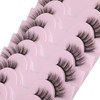 FANXITON Half Lashes Natural Look Wispy 10 Pairs Cat Eye