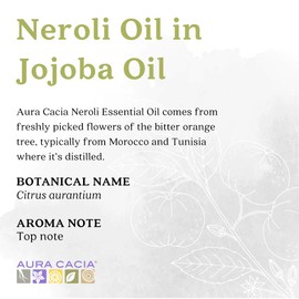 Aura Cacia Aromatherapy Precious Essentials Oil Neroli With Jojoba - 0.5 Oz
