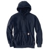 Carhartt Men's Flame-Resistant Force Loose Fit Midweight Sweatshirt, Navy, Large