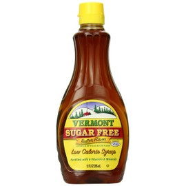 Maple Grove Farms Sugar Free Syrup, Butter Flavor, 12 Ounce (Pack of 12)