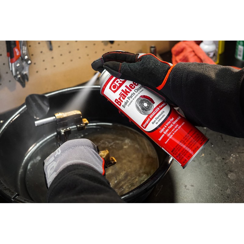 CRC Brakleen 1003706 Brake Cleaner Spray Non-Flammable, 19 oz, [12