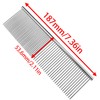 AYLIFU Quilting Tool Quilting Comb Origami Tool Silver 19 x