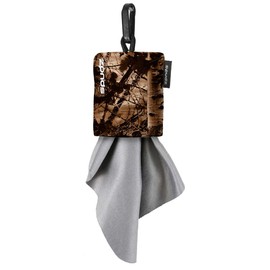 SPUDZ Classic | Microfiber Cloth Screen Cleaner and Lens Cleaner | Open Bottom | Stealth Bronze | 6 x 6 Inches