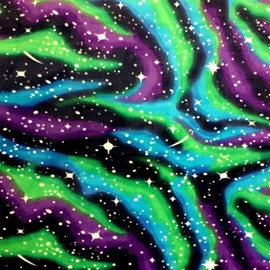 Pico Textiles 2 Yards Bolt - Northern Lights Allover Fabric - Sold by The Bolt - Print Fleece Fabric - Ideal for Sewing Projects, Scarves, No Sew Fleece Throws and Tie Blankets