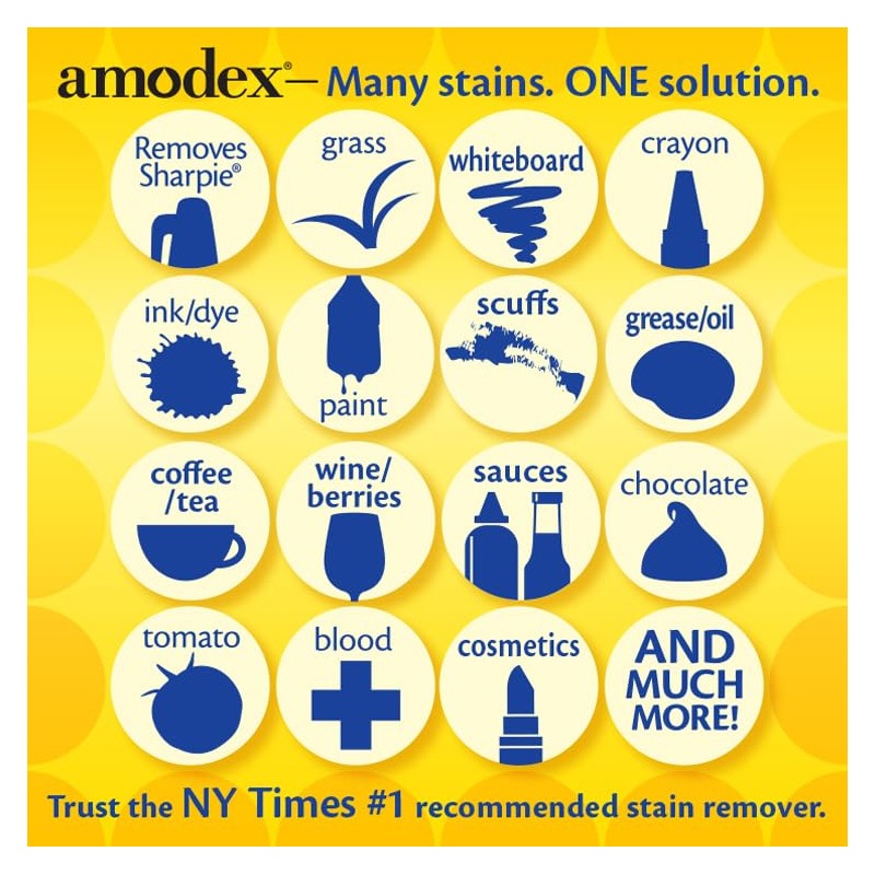 Amodex Ink & Spot Remover for Clothes, Leather and Skin