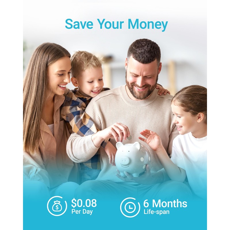 AQUA CREST XWF Replacement for GE® XWF, NSF Certified Refrigerator