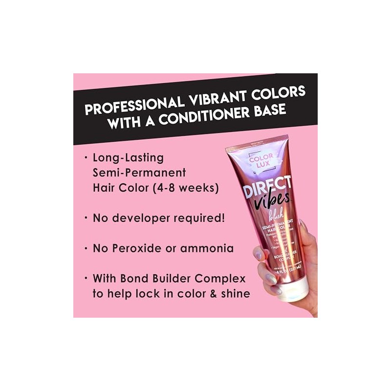 Tinte semipermanente para el cabello Direct Vibes, cobre, tono vibrante