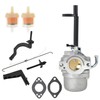 munirater Carburetor Carb with Air Filter Fuel Hose Filter Shut