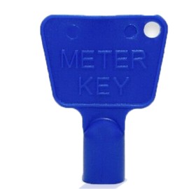 SUL Meter Box Key - Triangle Key - Electric Meter Key - Gas Meter Key - Triangle Socket Spanner Key - 2 Pack – Blue
