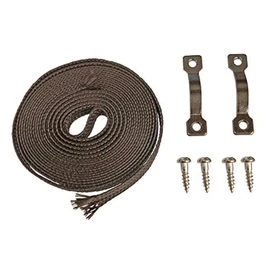 Fukuikinzokukogei Frame Hanging String and Hardware Set Flat String Set 7mm 2m Brown F-0139