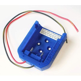 K24 Battery Mount for Kobalt 24Vmax w/14AWG Wired terminals, Robots, Lights, eBikes PN K24-14