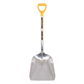 True Temper 1681400 D-Grip Aluminum Scoop Shovel with Hardwood Handle, 27 Inch
