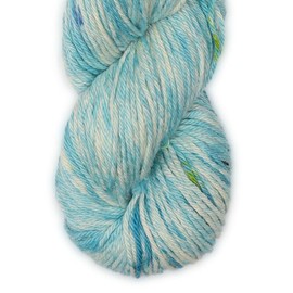 Alpaca Warehouse Juego de 3 madejas de lana de alpaca 100 % para bebé, tela de encaje voluminoso y grueso, suave y perfecto para tejer y ganchillo (reflejos acuáticos, teñido a mano, 100 g Hank)