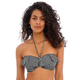 Freya Women's Check in Underwire Bandeau Bikini Top