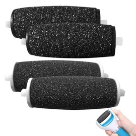4 Pcs Foot File Replacement Rollers Compatible with Scholl Velvet Smooth Electric Pedi, 2 Coarse Levels Including Extra & Gentle for Hard Skin Removal – Home Foot Care Scene