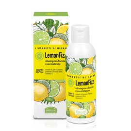 Helan, I Sorbetti LemonFizz - Shampoo und Duschgel für Damen und Herren mit Limetten- und Ingwerextrakten, Shampoo und Duschschaum für Körper und Haare, mit natürlichen Inhaltsstoffen und Vitamin C, 150 ml