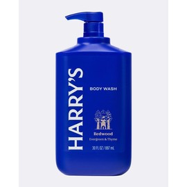 Harry's Body Wash - Rich Lather, Cleansing, Scented Cleanser, Aroma - Available in Five Popular Scents Fragrance Comfort:_Redwood_Pump (30oz)