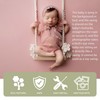 Xanewza Baby Swing Newborn Photography Props Swing Prop Wooden Baby