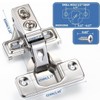 Chumia 100 Pack Soft Closing Cabinet Hinges for Kitchen Cabinets