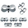 8PCS Panel Clamps,Chain Link Fence Parts,Dog Kennel Clamps For Round