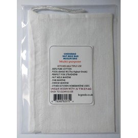 Nut Milk Bag 100% Pure Cotton Food Grade 1pcs Cheesebag