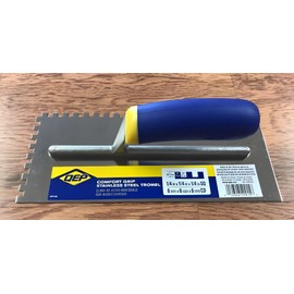QEP 11" Tile Flooring Trowel for Schluter DITRA-XL 1/4" x 1/4" x 1/4"