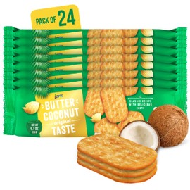 Butter Coconut Crackers (Foil) 6.7 oz(Pack of 24)
