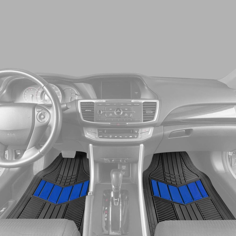 BDK AutoSport Modern Blue Car Seat Covers Full Set with