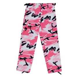 Rothco Kids BDU Pants, Pink Camo, S