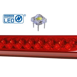 iJDMTOY 17-Inch Trunk Tailgate Red LED Tail/Brake Light Bar Compatible With Ford GMC Chevy Dodge Toyota Nissan Honda Truck