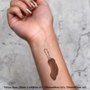 4 x 'Lucky Rabbit Foot' Temporary Tattoos - Water Resistant,