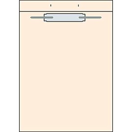 Tabbies Fileback Divider, Letter Size, 2” Capacity Fastener, 8-1/2"W x 11" H, Sturdy 11 pt. Manila Stock, 26360 (100 Pack)