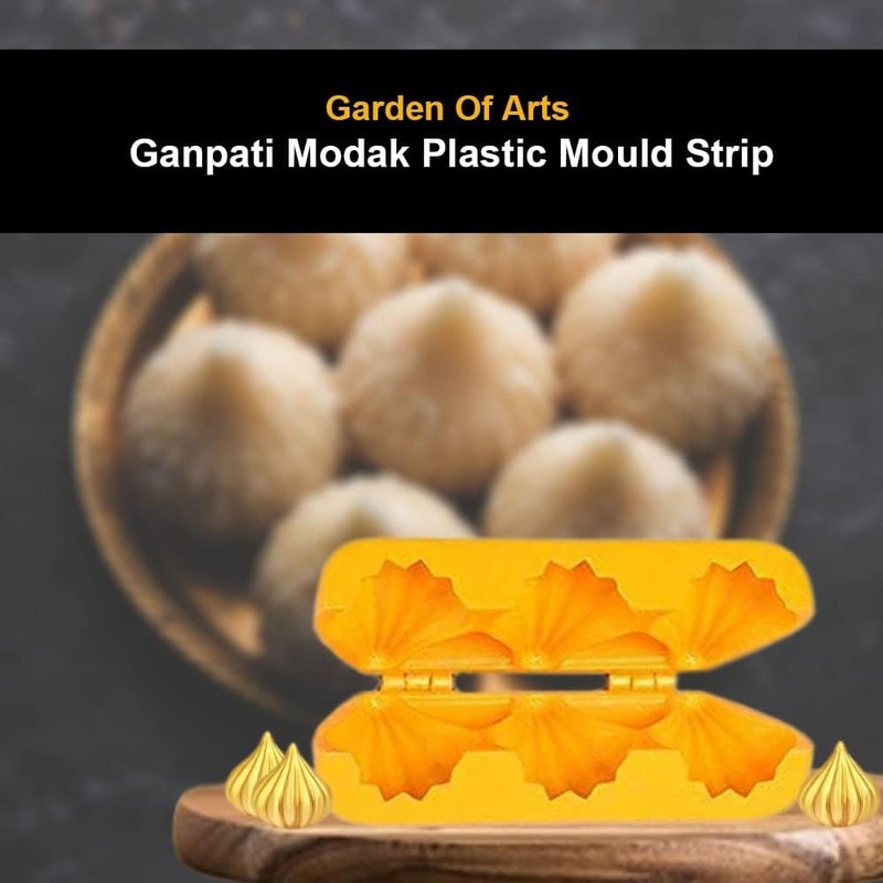 Garden Of Arts Ganpati Modak Plastic Mould Strip/Modak Patti/Modak Sancha/