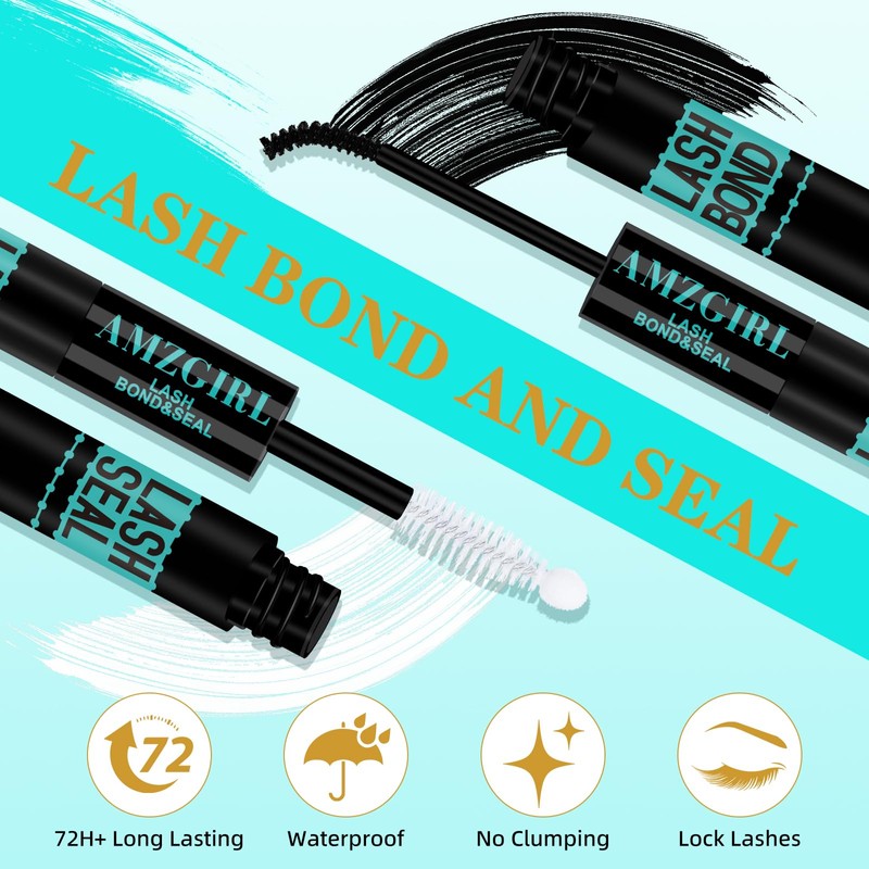 Eyelash Cluster Kit 240 Pieces Eyelash Extension Kit D Curl