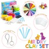 abeec Air Dry Clay Kit for Kids - 24 Colours