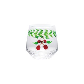 Creative Co-Op 12 -oz Drinking Glass with Cherries, Set of 6
