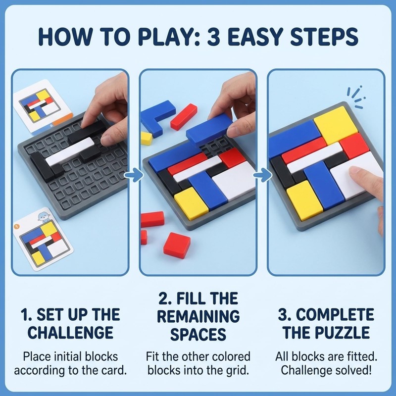 Logic Jigsaw Puzzle, 88 Challenges Brain Teaser Game, Advanced Logic
